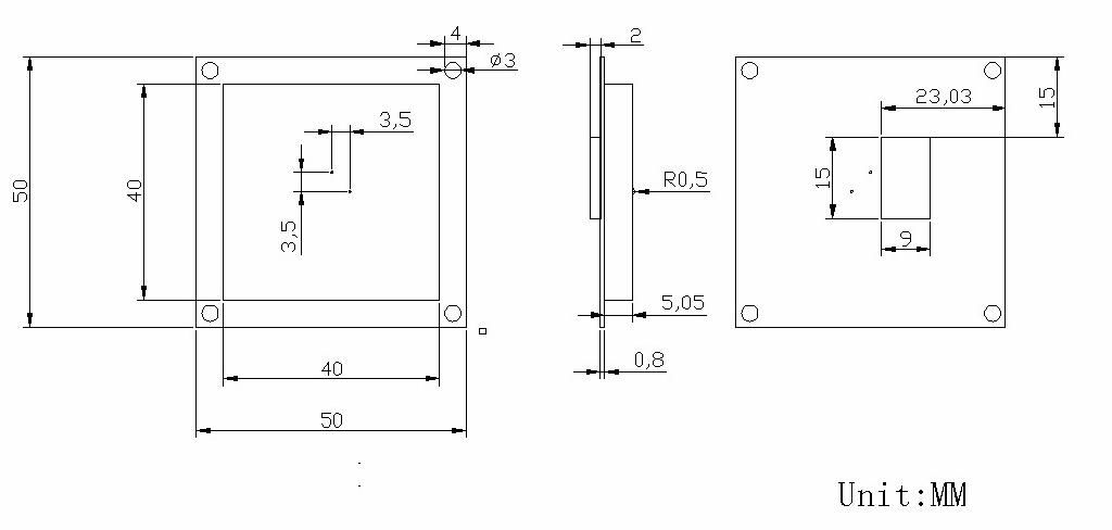 UHF RFID Reader Microstrip Ceramics Antenna 2