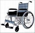 Aluminum wheelchair with oxidation