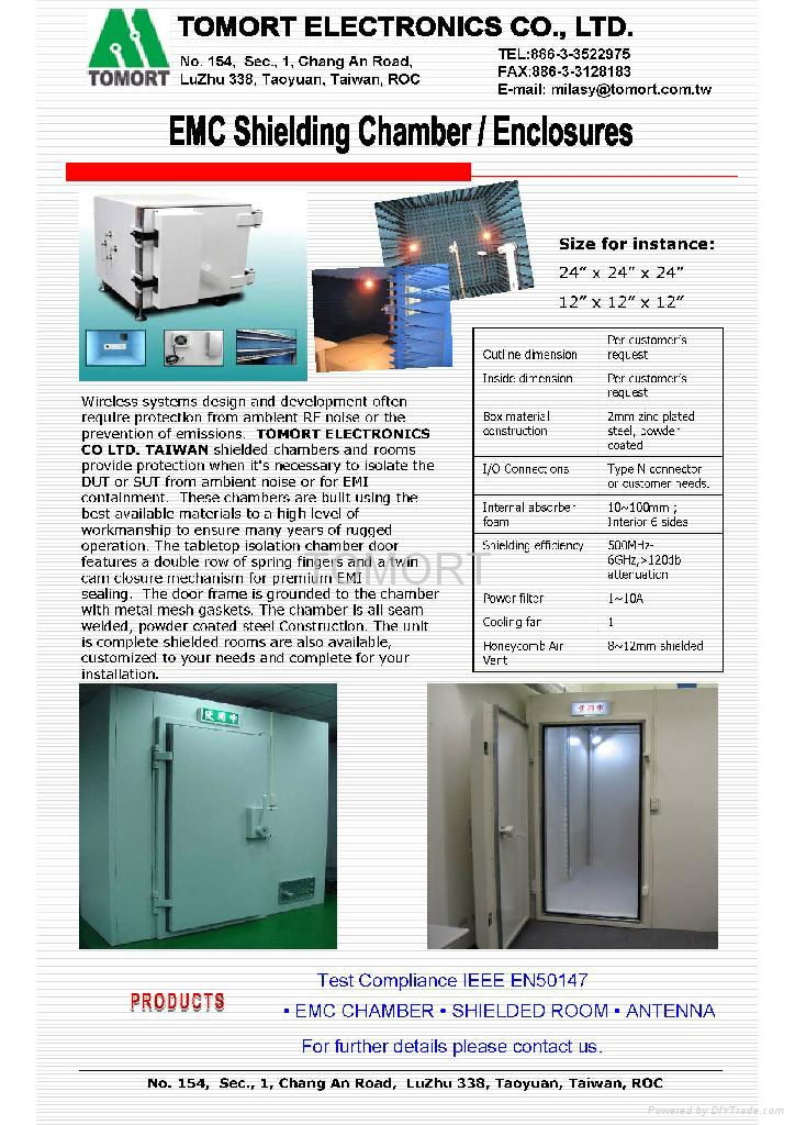 RF EMC Isolated Chambers