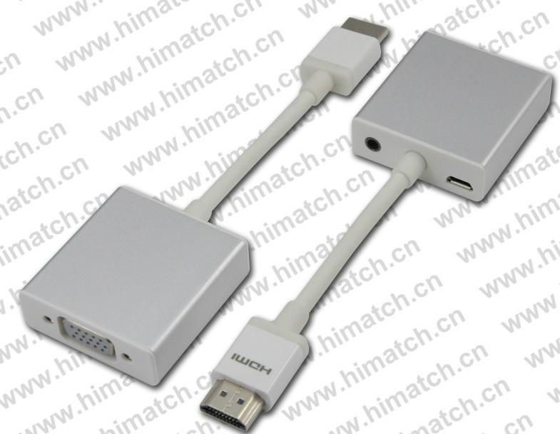 HDMI a Male to VGA Adapter with Audio 5