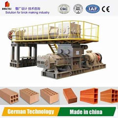 Hollow brick making machine:vacuum extruder