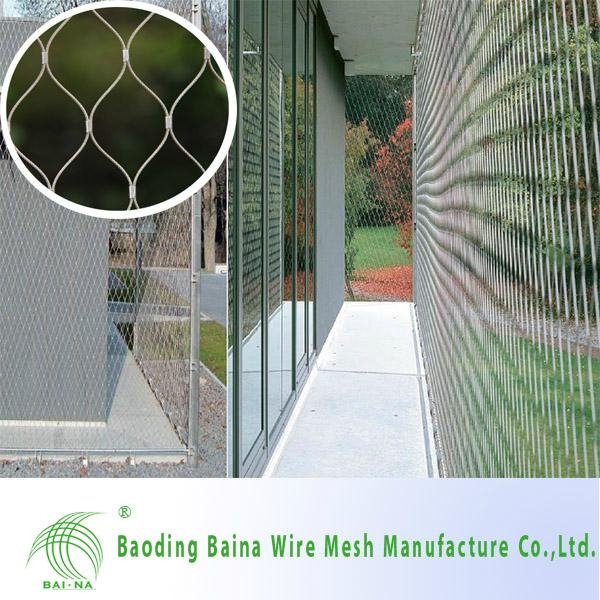stainless steel cable mesh spans