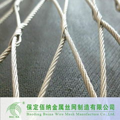 security stainless steel wire rope ferrule mesh