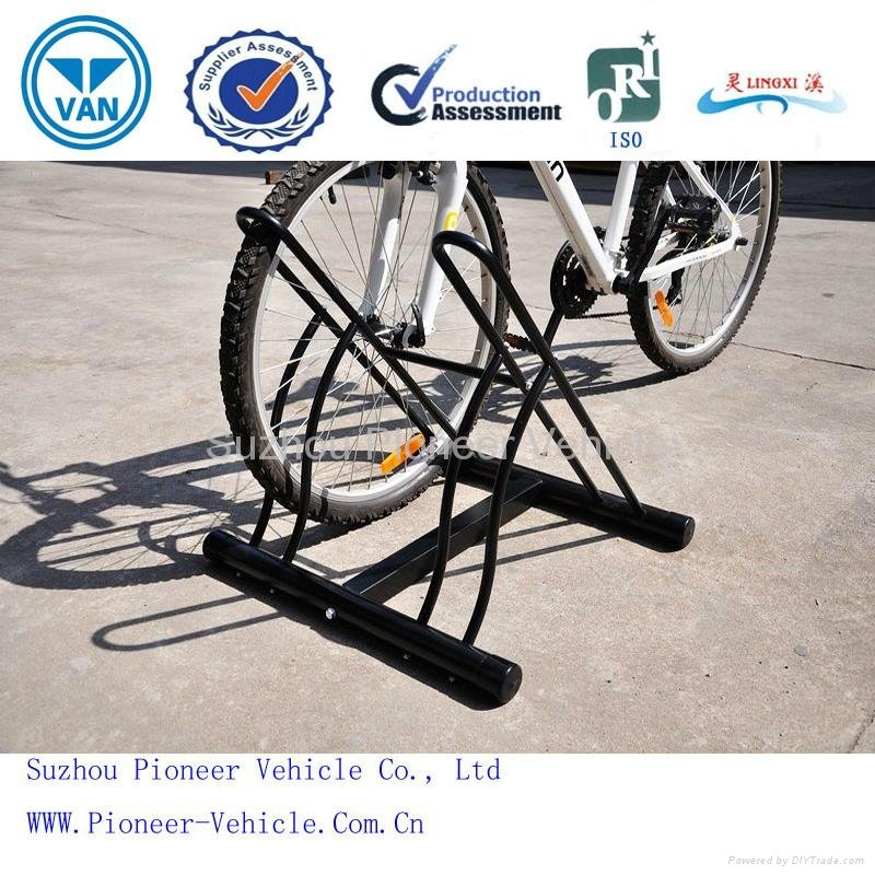 van floor bike rack