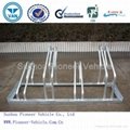 Hot-dipped Glvanizing Grid Type High and Low Bicycle Stand  1