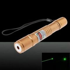 Cheap 300mW 618 Click Style Open-back Green Laser Pointer