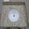 Santa Cecilia Granite Vanity Tops with Back and Side Splashes 1