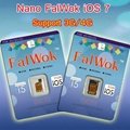 Nano FalWOk iOS 7 Unlock sim card for iPhone 5 Work 3G/4G Use EDGE Internet With 1