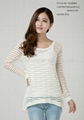 Ladies Fashion Knitted Sweater Pullover 