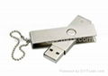 High Quality 1/2/4/8GB Metal Swivel USB, USB Flash Drive, USB Stick