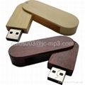 swivel wood  USB drive,wooden gift usb