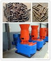 CE approved SKJ450 flat die wood pellet mill 3