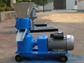 CE approved SKJ120 flat die feed pellet mill 1