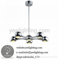 rustic pendant lighting led chandelier 6 light in chrome дом света  