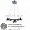 rustic pendant lighting led chandelier 6 light in chrome дом света   2