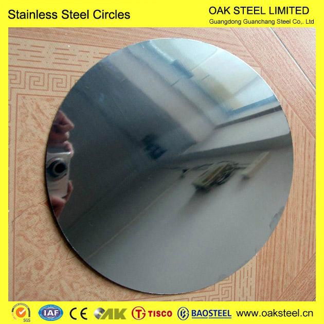 China made for aisi 410 stainless steel circle 2