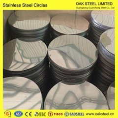 409 410 430 cold rolled stainless steel circle