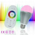 Iphone android control  mi light 6W RGB Wifi led bulb   1