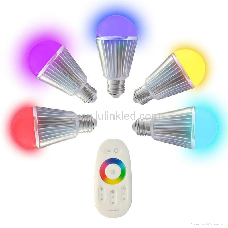 Iphone android control  mi light 6W RGB Wifi led bulb   2