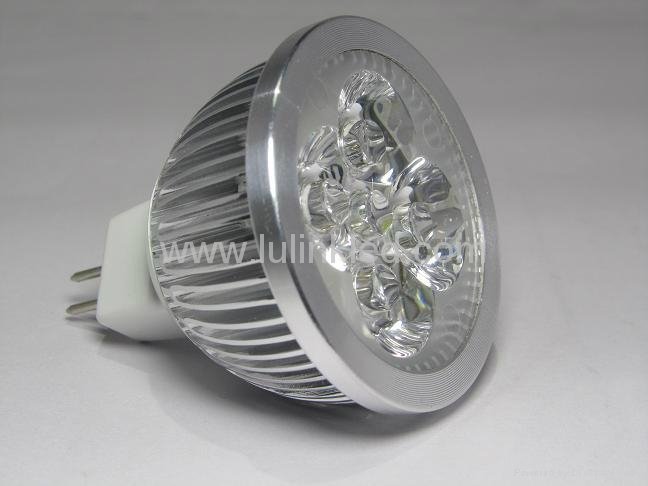 12V 4*1w MR16 Aluminium Led Spotlight