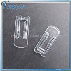Plastic clip for shirt packing