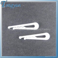 Plastic clip for shirt packing with