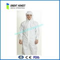 Oil Resistant Protective Disposable Tyvek Coveralls White  4