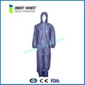 Oil Resistant Protective Disposable Tyvek Coveralls White  5
