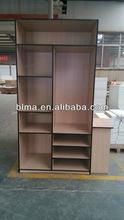 MDF melamine carcase glossy UV door wardrobe 4