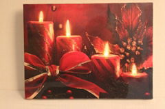 LED Canvas with Candle Design