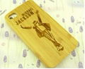 Wood or bamboo carving pattern for Mobine phone