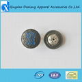 metal shank button