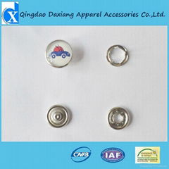 metal prong snap button