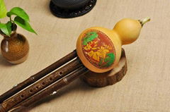 Bamboo 3 Octaves Gourd Flute Fulusi