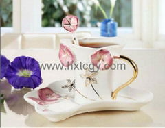 art gift coffee cup set(HX-007)