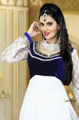 Pavitraa  Fancy Royal Blue and White Color Salwar Kameez 2