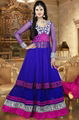 Pavitraa  Mesmerizing Blue and Pink