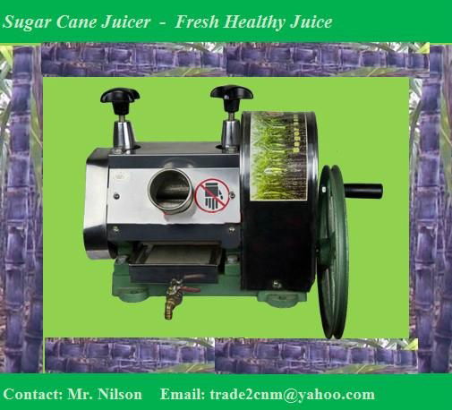 Manual sugar cane juicer machine