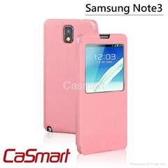 View Flip Cover for Samsung Note 3 (pink) 