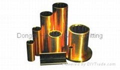 Marine integral rubber bearing