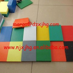 Colored uhmwpe sheet