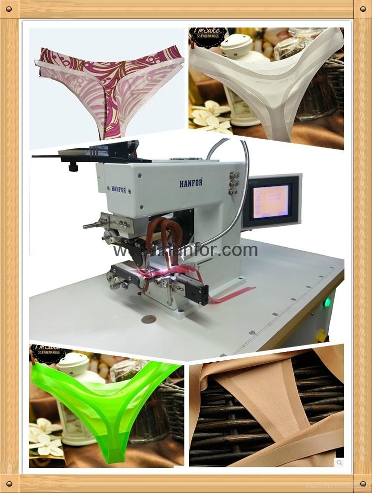 seamless bonding adhesive hemming machine for underwear HF803