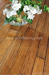 distressed strand bamboo-carbonized