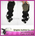 remy indian hair lace closure 1