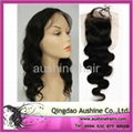 remy indian hair lace closure 2