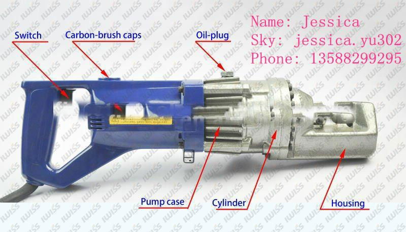 Portable Hydraulic Electric Rebar Cutter Belton Hangzhou ODE Mechanical & Electr