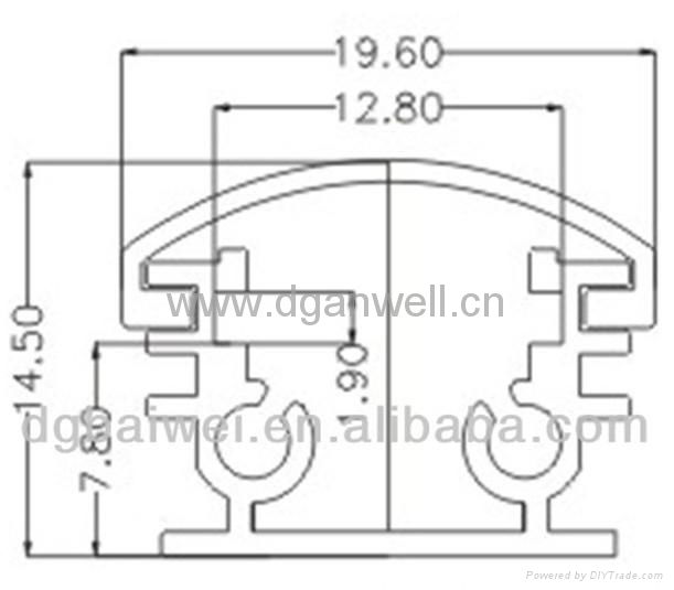 rigid strip led light bar profiles 2