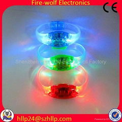 Led light flashing sound controlled wristbands China Manufacturer and Supplier 