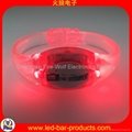 Led light flashing sound controlled wristbands China Manufacturer and Supplier  3