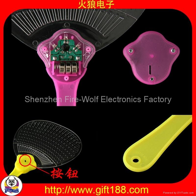 Led light flashing mini fan china led mini fan manufacturers and exporter 3